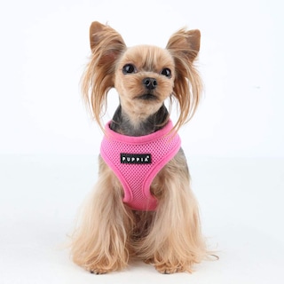 Foto 3 | Foto 3 | Arnés Para Perros Puppia Soft, No Se Ahoga, De Malla Transpirable, Rosa M - Venta Internacional.