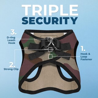 Foto 2 | Foto 2 | Arnés Para Perros Voyager Step-in Air All Weather S Army/black - Venta Internacional.