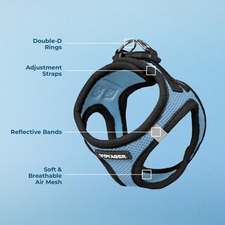 Foto 3 | Foto 3 | Arnés Para Perros Voyager Step-in Air All Weather Mesh L Baby Blue - Venta Internacional.