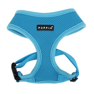 Foto 1 | Foto 1 | Arnés Para Perros Puppia Soft, No Se Ahoga, Malla Transpirable, Azul Cielo, Talla M - Venta Internacional.