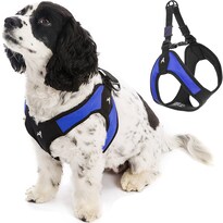 Arnés Para Perros Gooby Escape Free Easy Fit Azul Para Perros Pequeños - Venta Internacional.