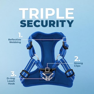Foto 2 | Foto 2 | Chaleco Para Perros Best Pet Supplies Voyager Royal Blue M - Venta Internacional.