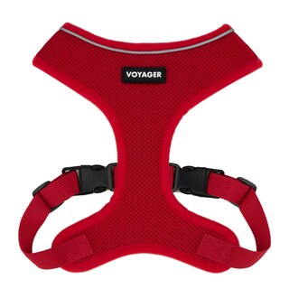 Foto 1 | Foto 1 | Arnés Para Perros Voyager Aerolite, Malla Antitracción, Color Rojo, Talla M - Venta Internacional.