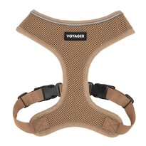 Arnés Para Perros Voyager Aerolite, Malla Sin Tirones, Color Beige, Talla M - Venta Internacional.