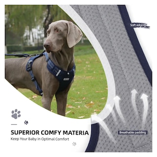 Foto 5 | Foto 5 | Pechera Arnés De Seguridad Para Perro Azul Marino Talla Xs Lab.g
