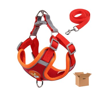 Foto 1 | Foto 1 | Pechera Lab.g Arnés Con Bandas Rojo Talla M