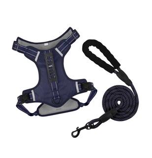 Foto 1 | Foto 1 | Pechera Arnés De Seguridad Para Perro Azul Marino Talla Xs