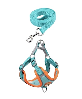 Foto 1 | Foto 1 | Pechera Arnés Para Perro Regulable Con Bandas Reflectivas Azul/naranja