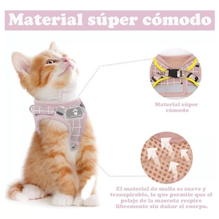 Foto 2 | Foto 2 | Correa con Arnés Eo Safe Imports Esi12209 Rosa 2 Piezas para Mascota