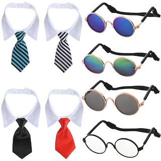 Foto 1 | Foto 1 | Set De Gafas De Sol Para Disfraces De Halloween Con Corbata De Perro, 8 Unidades - Venta Internacional.