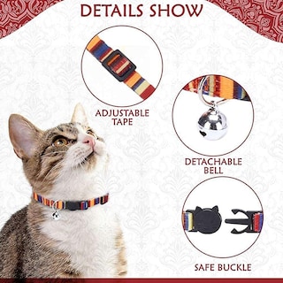 Foto 3 | Foto 3 | Collar Para Gatos Huoguo Natural Scenery Breakaway Con Cascabeles X2 - Venta Internacional.