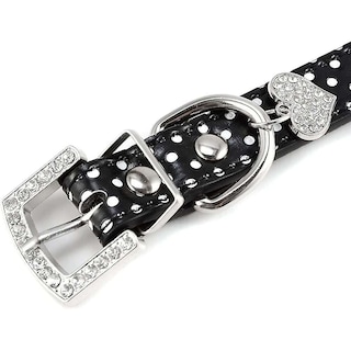 Foto 3 | Foto 3 | Collar Para Mascotas Huoguo, Bonito Colgante Con Diamantes De Imitación Y Amor, Azul - Venta Internacional.