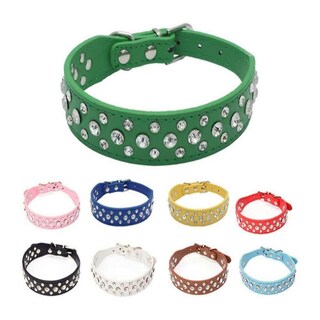 Foto 2 | Foto 2 | Collar Huoguo Leather Sparkling Ajustable Para Perro Y Gato - Venta Internacional.