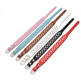 Foto 3 | Foto 3 | Collar Huoguo Leather Sparkling Ajustable Para Perro Y Gato - Venta Internacional.