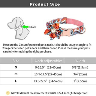 Foto 1 | Foto 1 | Collar Para Perro Huoguo Flower Girl Con Flor Desmontable S/m/l - Venta Internacional.