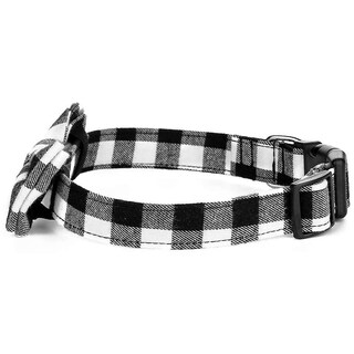 Foto 1 | Foto 1 | Collar Para Mascotas, Perros Y Gatos, Huoguo, Pajarita Cuadriculada, Ajustable, Roja, Pequeña - Venta Internacional.