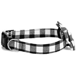 Foto 3 | Foto 3 | Collar Para Mascotas, Perros Y Gatos, Huoguo, Pajarita Cuadriculada, Ajustable, Roja, Pequeña - Venta Internacional.