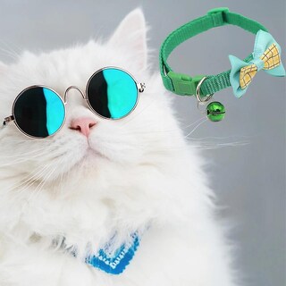 Foto 3 | Foto 3 | Collar Para Gatos Huoguo Pvc+pp Con Lazo Y Campana Para Mascotas - Venta Internacional.
