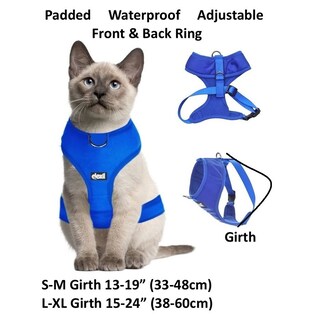 Foto 2 | Foto 2 | Arnés Para Gatos Sanlin Beans, Acolchado De Lujo, Resistente Al Agua, Azul - Venta Internacional.