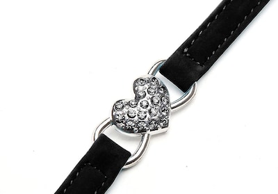 Foto 2 | Foto 2 | Collar Para Gatos Huoguo Heart Bling Con Cinturón De Seguridad Y Campana, 20-28 Cm - Venta Internacional.