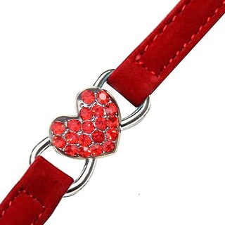 Foto 2 | Foto 2 | Collar De Piel Con Pedrería Y Cascabeles Para Gatos - Venta Internacional.