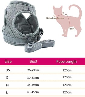Foto 5 | Foto 5 | Arnés Para Gatos Huoguo Correa A Prueba De Fugas Para Gatos - Venta Internacional.
