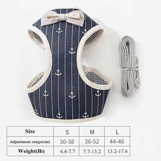 Foto 4 | Foto 4 | Chaleco Tipo Arnés Para Gatos Con Correa Ajustable - Huoguo - Venta Internacional.