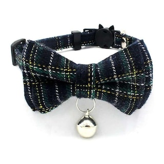 Foto 5 | Foto 5 | Pajarita A Cuadros Huoguo Con Cuello De Gato Y Hebilla Bell Breakaway - Venta Internacional.