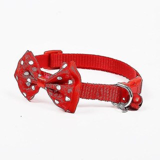Foto 1 | Foto 1 | Cuello Acampanado Con Nudo Ajustable En Forma De Jaula Para Pájaros, Rojo - Venta Internacional.