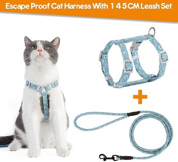 Foto 2 | Foto 2 | Arnés Para Gatos Huoguo, 140 Cm, Estampado De Flores Con Correa - Venta Internacional.