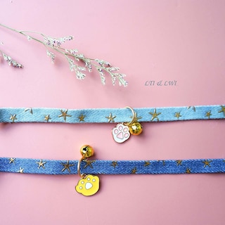 Foto 2 | Foto 2 | Collar De Gato Faygarsle Denim Breakaway Con Colgante En Forma De Campana - Venta Internacional.