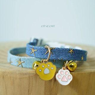 Foto 3 | Foto 3 | Collar De Gato Faygarsle Denim Breakaway Con Colgante En Forma De Campana - Venta Internacional.