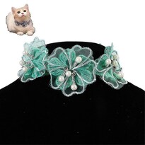 Collar De Joyería Para Mascotas Con Forma De Jaula Para Pájaros, Encaje S, Verde - Venta Internacional.