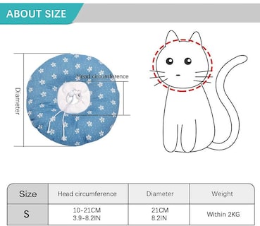 Foto 1 | Foto 1 | Collar De Recuperación Para Gatos Huoguo, Ajustable, Para Mascotas De 2 Kg - Venta Internacional.