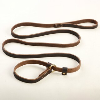 Foto 4 | Foto 4 | Collar Antideslizante De Piel Auténtica Con Cadena En P Para Perros Grandes - Venta Internacional.