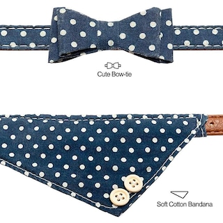 Foto 2 | Foto 2 | Pajarita Para Cuello De Perro Con Campana, Paquete De 2, Diseño Clásico A Cuadros Huoguo - Venta Internacional.