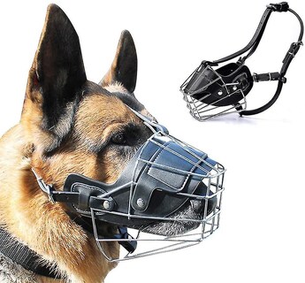 Foto 1 | Foto 1 | Bozal De Piel Supermetálico Para Perros Grandes - Venta Internacional.
