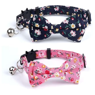 Foto 5 | Foto 5 | Collar Para Gatos Breakaway Huoguo Con Pajarita Extraíble Y Campana - Venta Internacional.
