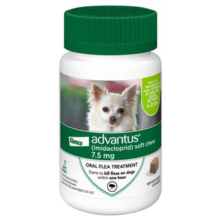 Foto 1 | Foto 1 | Tratamiento Antipulgas Masticable Para Perros Pequeños Advantus, De 2 A 10 Kg, 7 Perros - Venta Internacional.