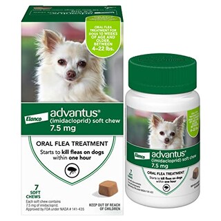 Foto 3 | Foto 3 | Tratamiento Antipulgas Masticable Para Perros Pequeños Advantus, De 2 A 10 Kg, 7 Perros - Venta Internacional.