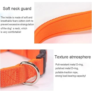 Foto 2 | Foto 2 | Collar Para Perro Ajustable, Acolchado De Neopreno, Supersuave, Huoguo - Venta Internacional.