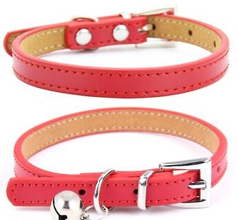 Foto 4 | Foto 4 | Collar De Piel Huoguo Para Gatos, 2 Unidades, Suave Y Ajustable, Para Mascotas - Venta Internacional.