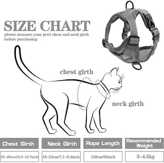 Foto 2 | Foto 2 | Juego De Arneses Para Gatos Huoguo, Transpirables, A Prueba De Fugas Para Gatos - Venta Internacional.
