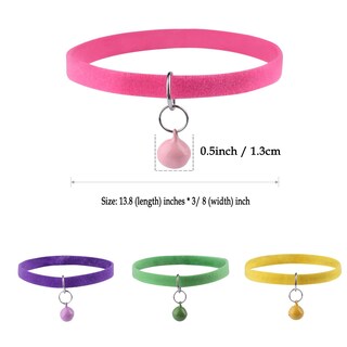 Foto 2 | Foto 2 | Collares De Identificación Para Cachorros Sanlin Beans, 15 Colores Ajustables - Venta Internacional.