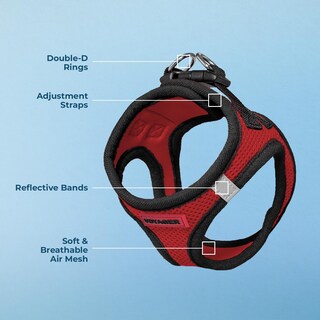 Foto 3 | Foto 3 | Arnés Best Pet Supplies, Malla Reflectante, Para Todo Clima, Xs - Venta Internacional.