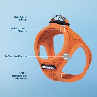 Foto 3 | Foto 3 | Arnés Para Perros Best Pet Supplies Voyager Step-in Air Orange S - Venta Internacional.