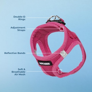Foto 3 | Foto 3 | Arnés Para Perros Best Pet Supplies Voyager Step-in Air Fuchsia M - Venta Internacional.