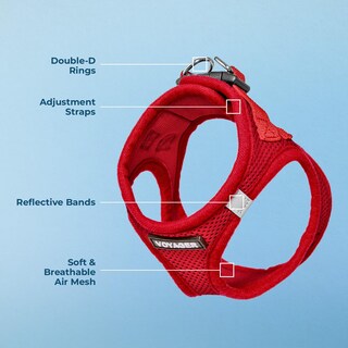 Foto 3 | Foto 3 | Arnés Para Perros Best Pet Supplies Voyager Step-in Air Red Xxs - Venta Internacional.