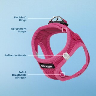 Foto 3 | Foto 3 | Arnés Para Perros Best Pet Supplies Voyager Step-in Air Fuchsia Xs - Venta Internacional.