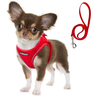 Foto 1 | Foto 1 | Chaleco Harness Fida Comfy Dog Con Correa, Suave, Para Cachorros, Talla Xs, Rojo - Venta Internacional.